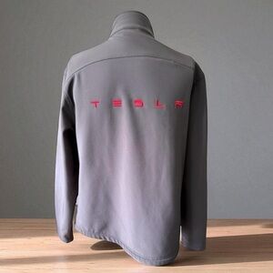 TESLA Corporate FOSSA softshell Performance jacket Embroidered logo Flee…